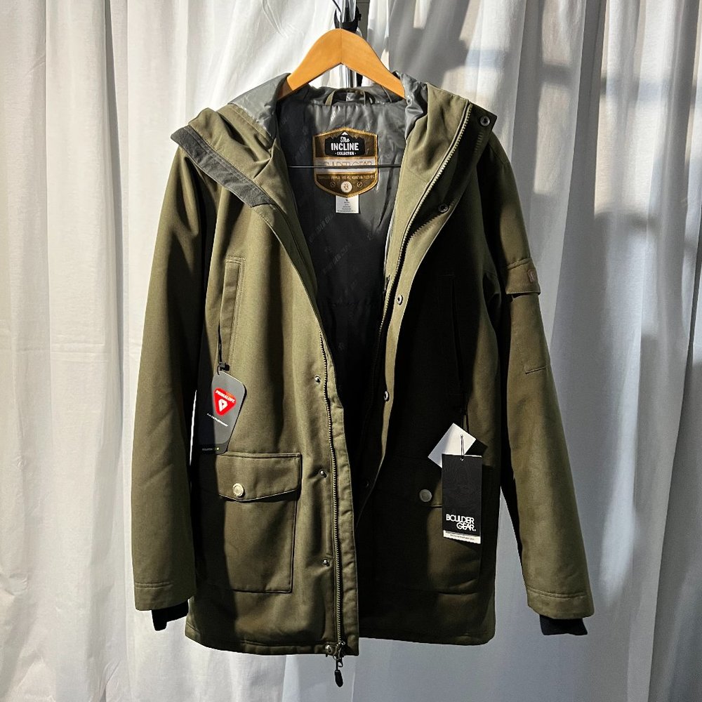Brand New Boulder Gear Jacket - Forest Green!